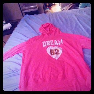 Hoodiesweet shade of pink,LIGHTWEIGHT,,A I CROPPED